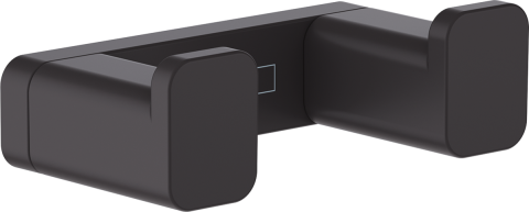 Drzac peskira - kukica dupla HANSGROHE -  ADD STORIS (mat,black) (41755670)